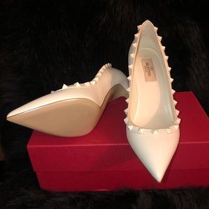 Valentino white rockstude (37.5)